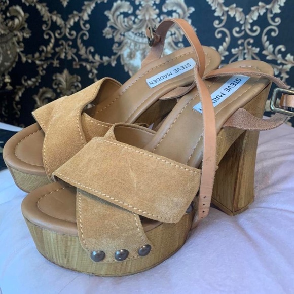 🦇 Vintage Steve Madden Platform Heels 🦇 - Picture 3 of 4